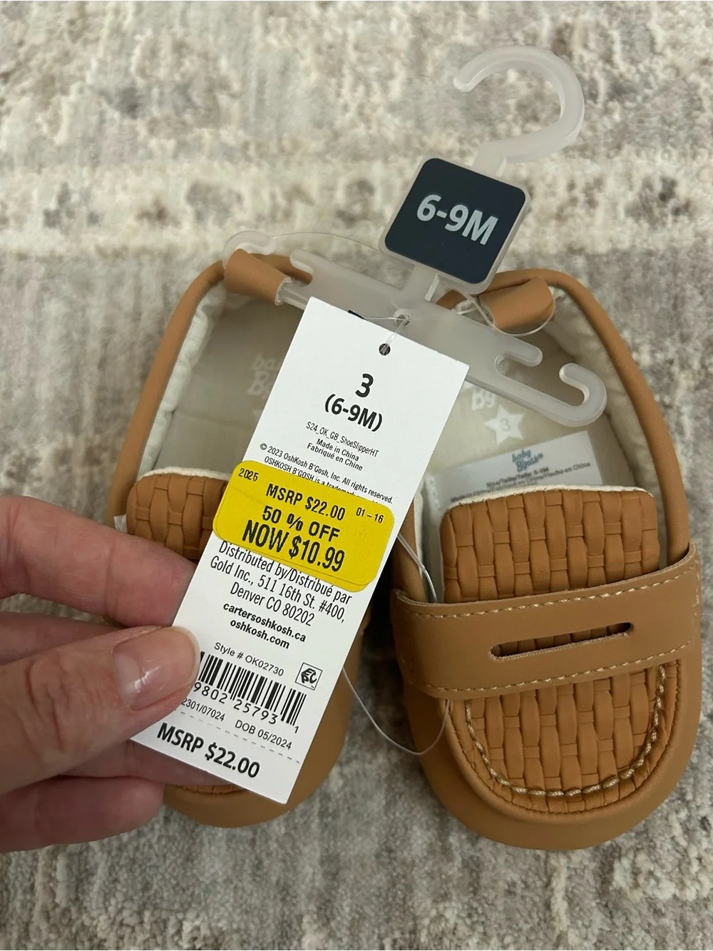 NWT 6-9 Months Baby Shoe Bundle - 2 pairs